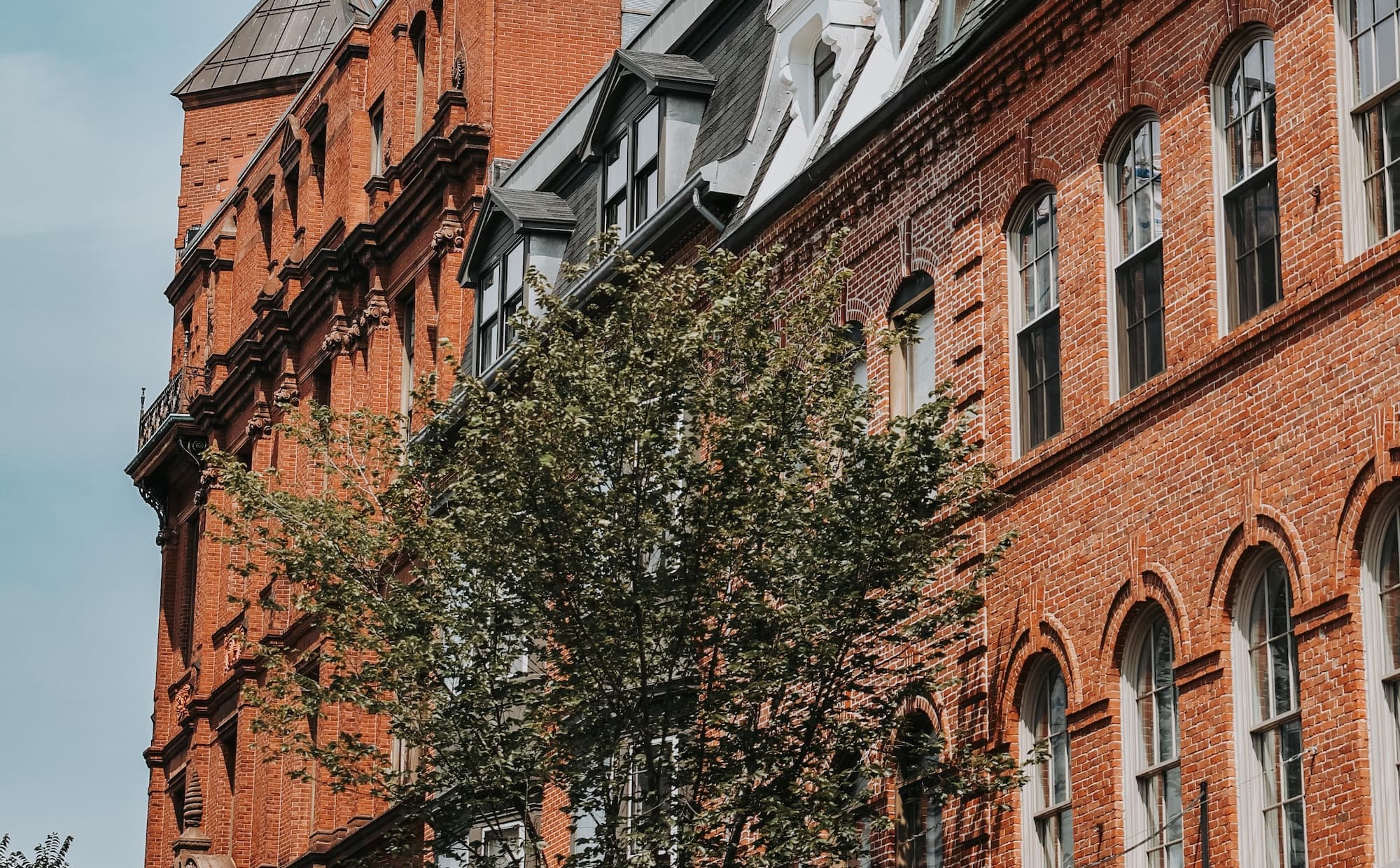 Historic condominium residences in downtown Portland